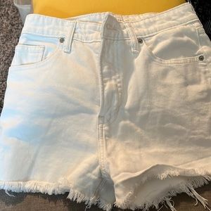 Lucky brand white denim shorts